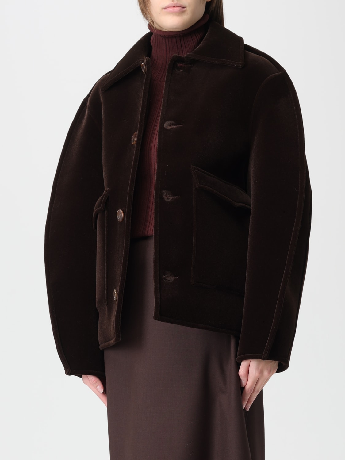 SÉFR CHAQUETA: Chaqueta mujer SÉfr, Marrón - Img 4