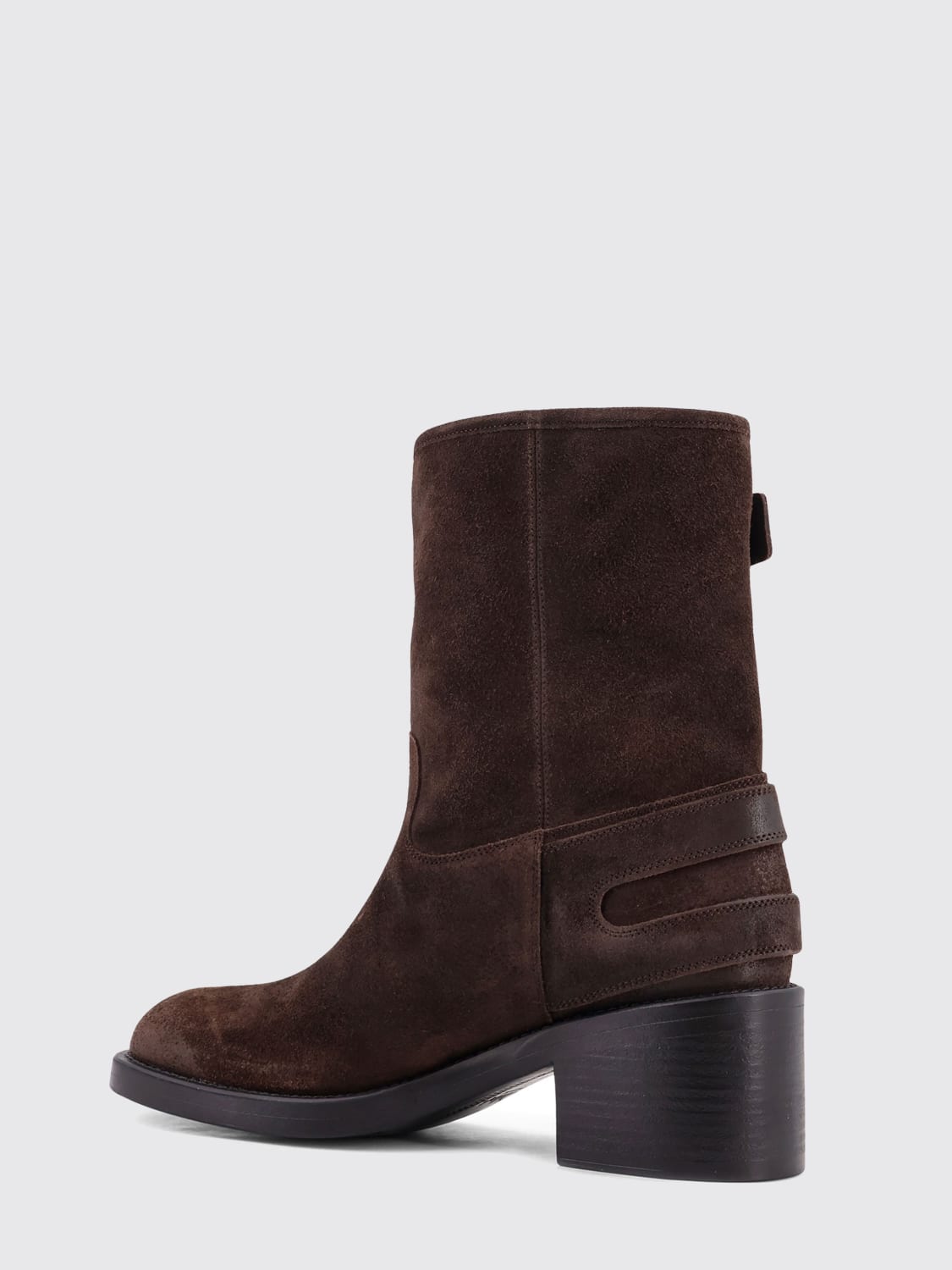 CHLOÉ FLAT ANKLE BOOTS: Flat ankle boots woman ChloÉ, Burnt - Img 3