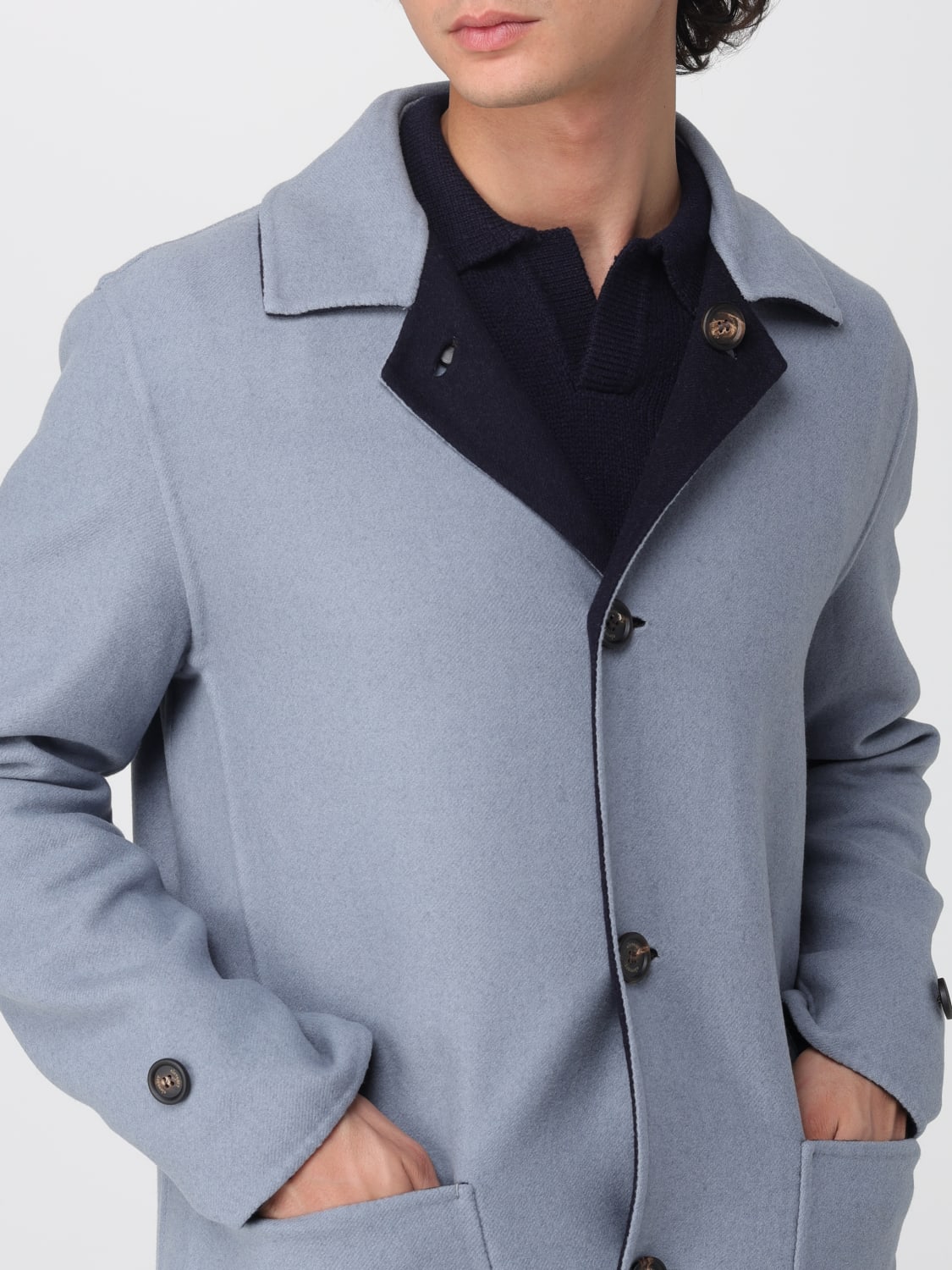 ELEVENTY COAT: Coat men Eleventy, Grey - Img 4