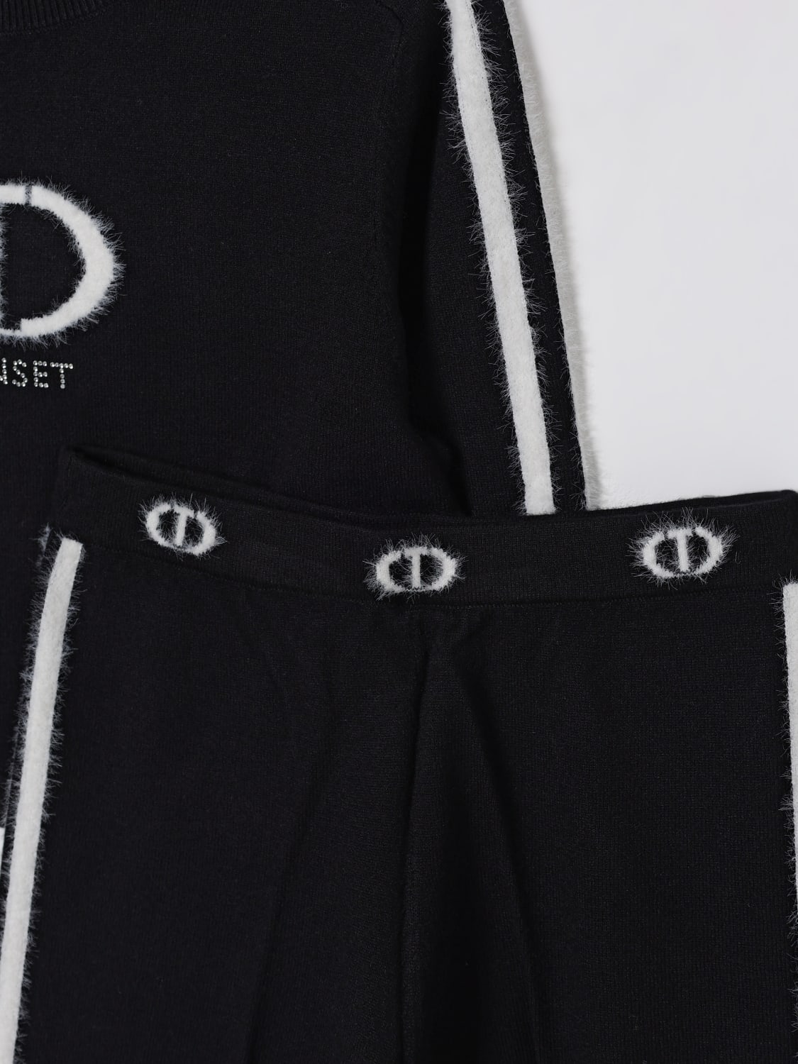 TWINSET CO-ORD: Tracksuit kids Twinset, Black - Img 3