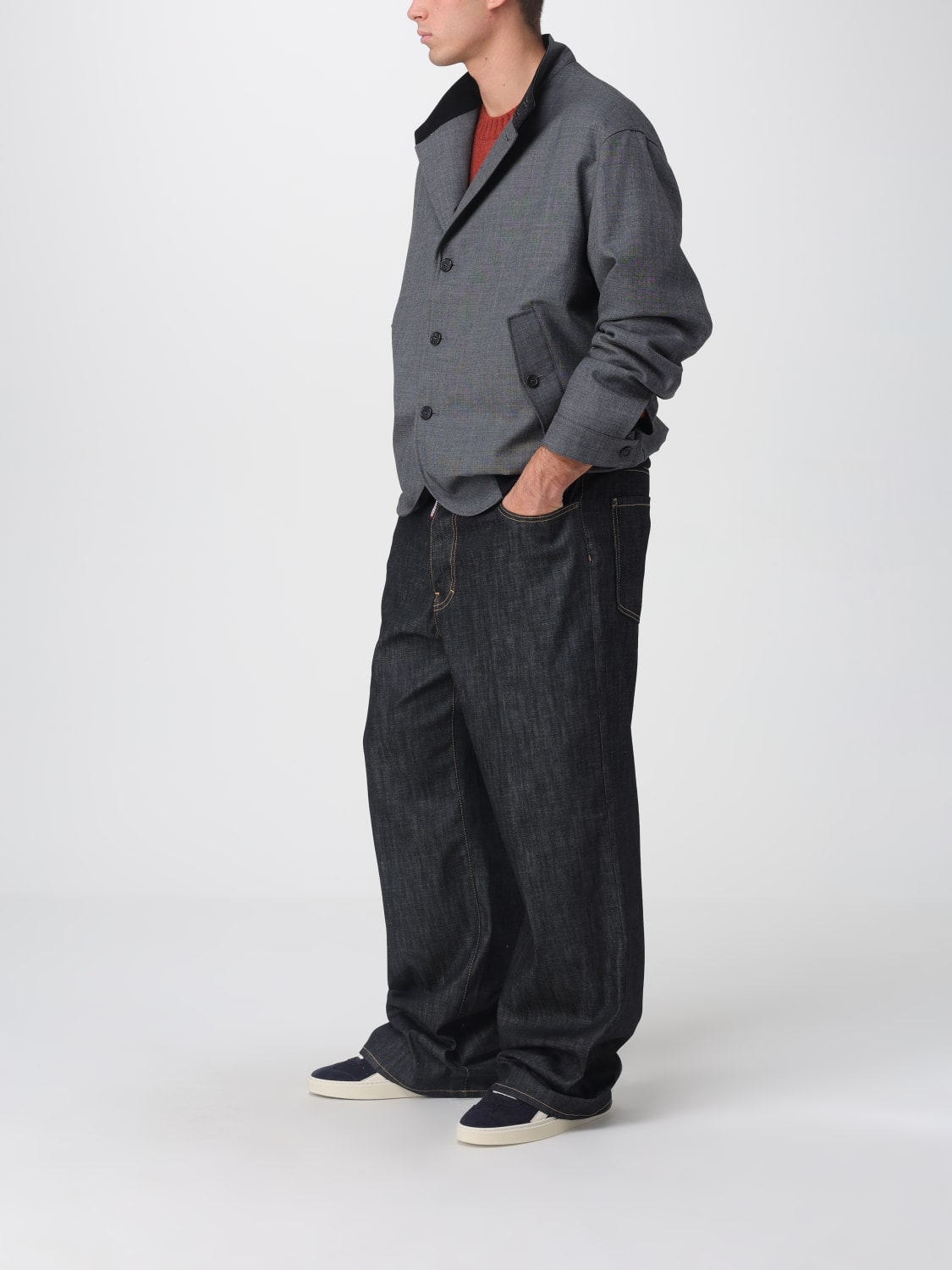 DSQUARED2 GIACCA: Blazer Japanese Dsquared2 in lana, Grigio - Img 2