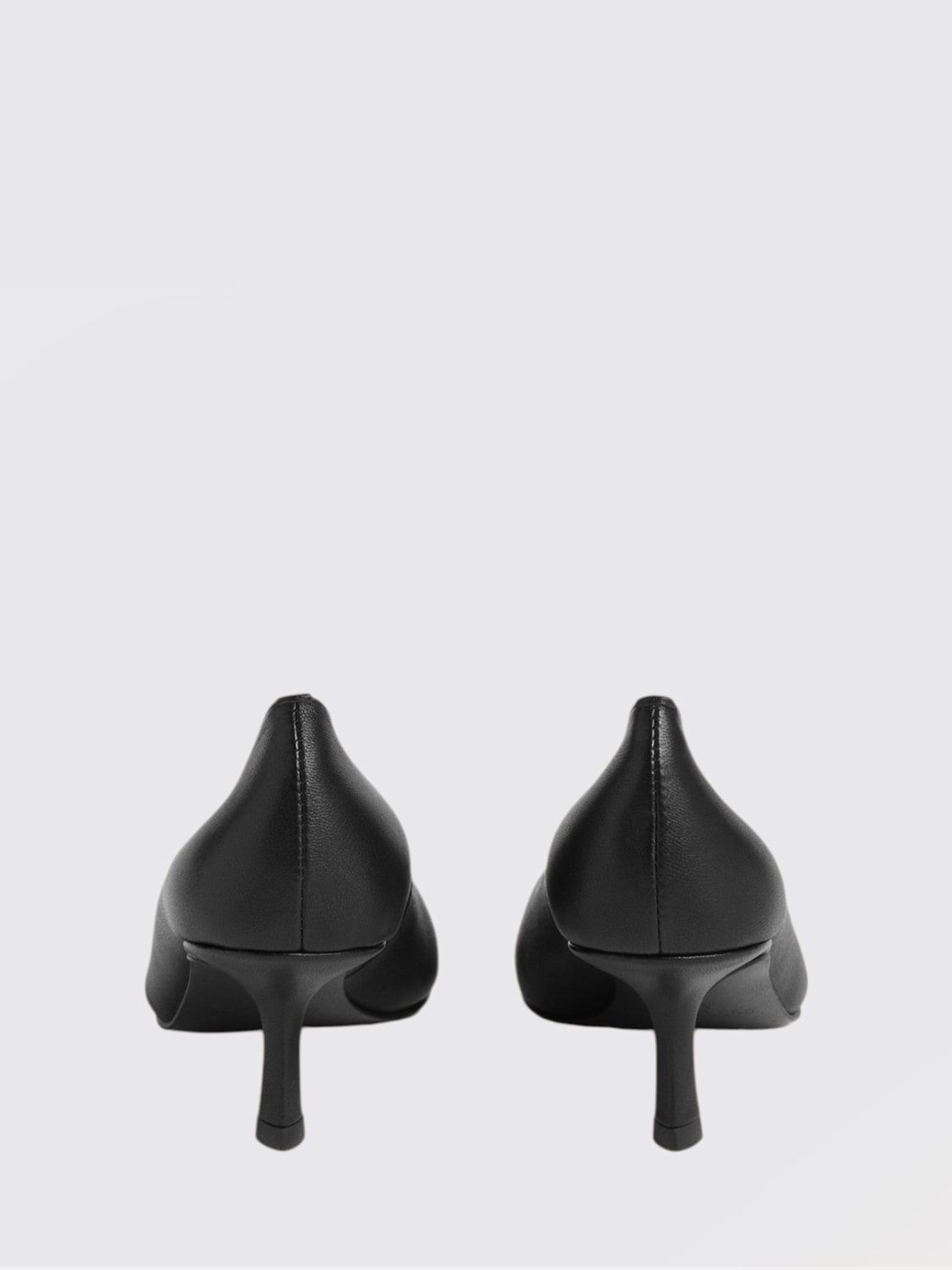 COCCINELLE DÉCOLLETÉ: Décolleté C-Me Coccinelle in pelle , Nero - Img 3