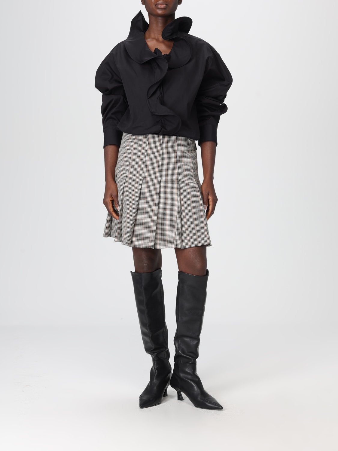 MSGM JUPE: Jupe femme MSGM, Blanc - Img 2