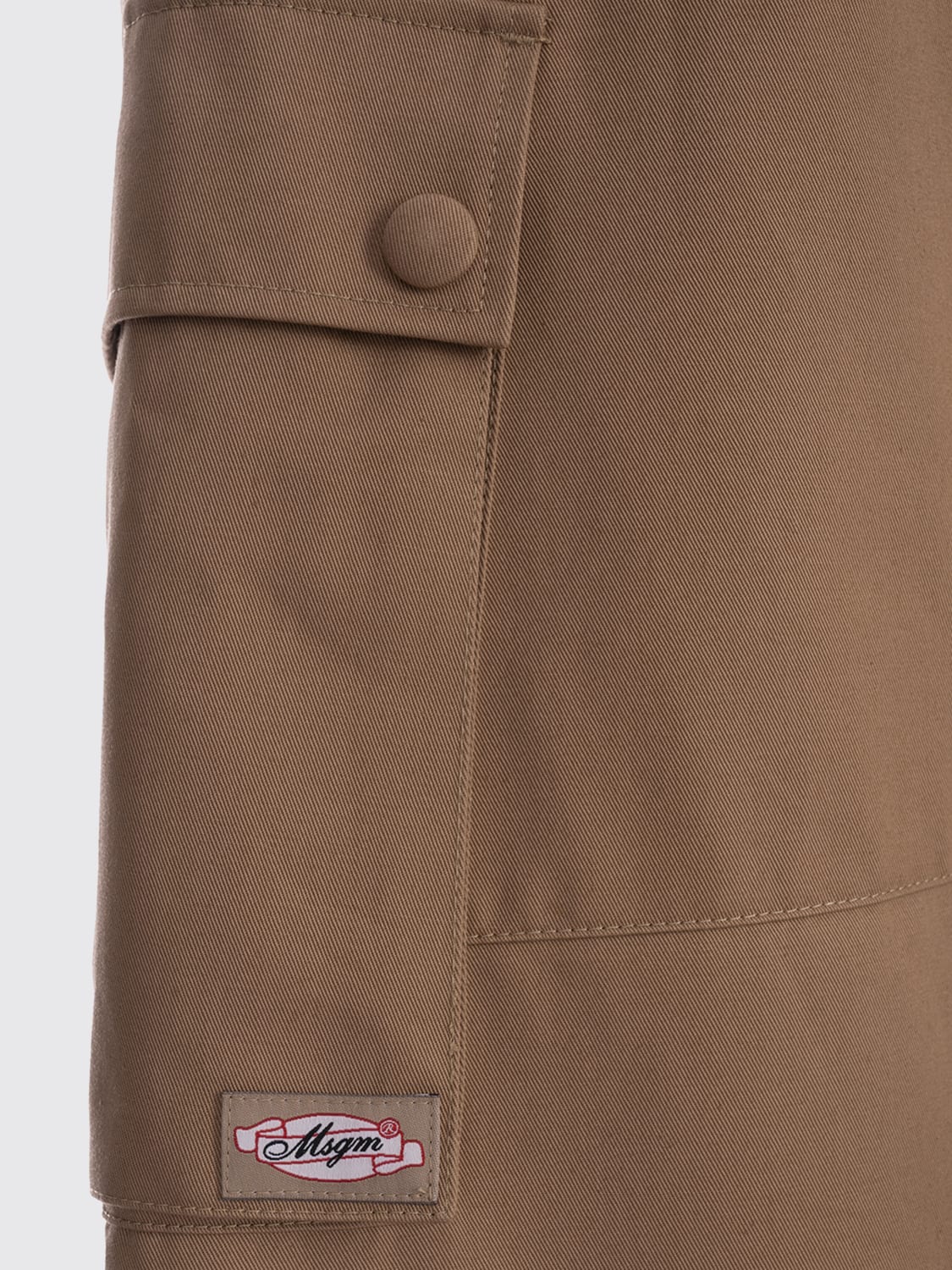 MSGM PANTALON: Pantalon femme MSGM, Marron - Img 3