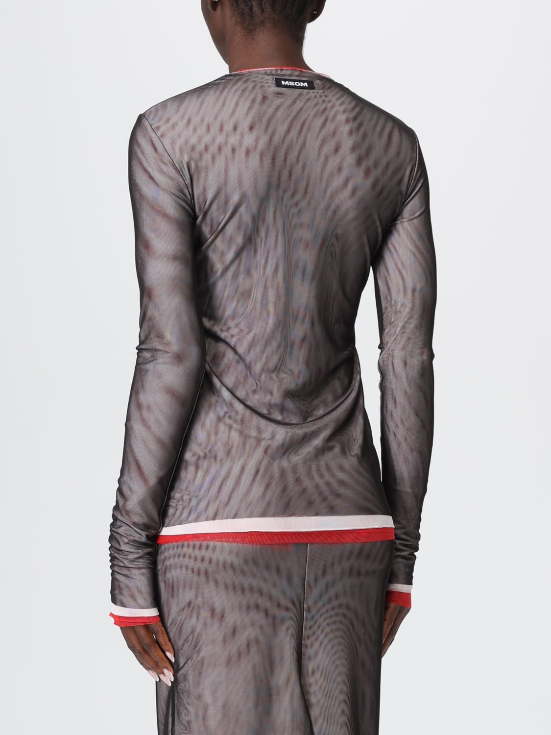 MSGM TOP: Chemise femme MSGM, Noir - Img 3