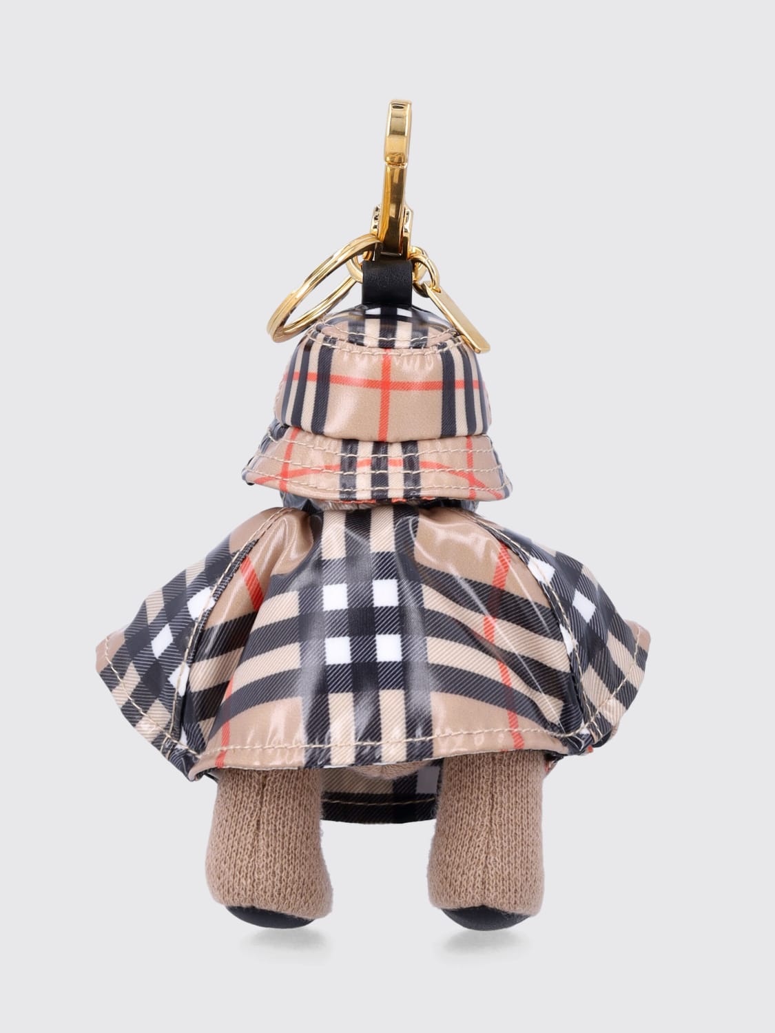 BURBERRY KEY CHAIN: Key chain woman Burberry, Sand - Img 2