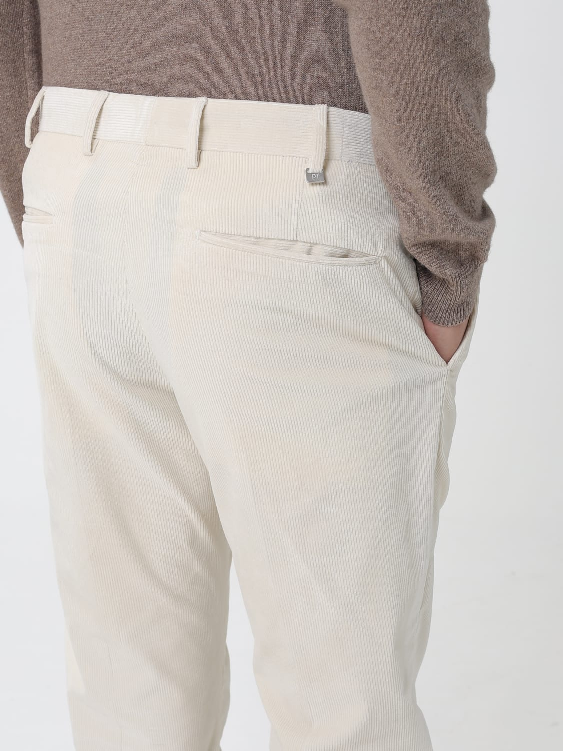 PT TORINO PANTS: Pants men Pt Torino, White - Img 3