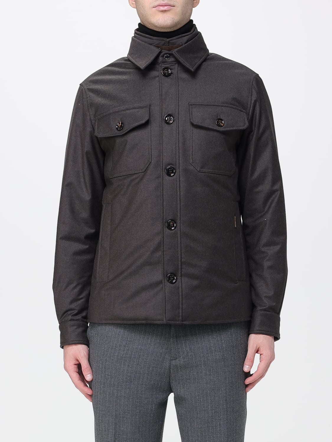 MOORER JACKET: Jacket men Moorer, Brown - Img 1