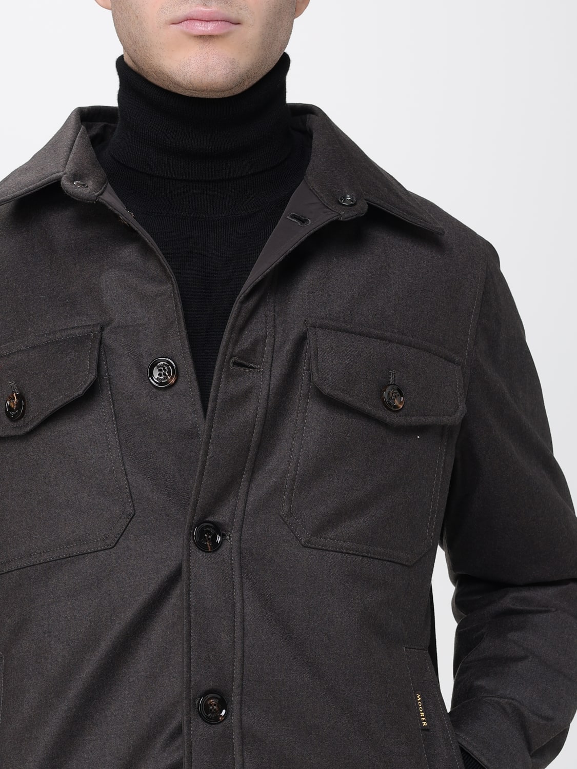 MOORER JACKET: Jacket men Moorer, Brown - Img 4