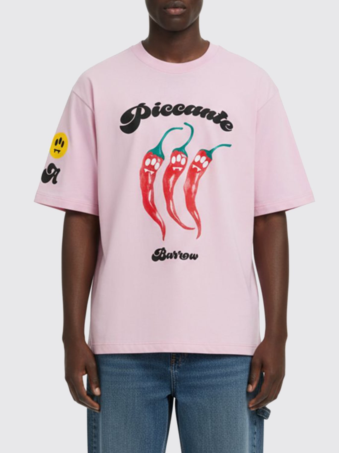 BARROW T-SHIRT: T-shirt men Barrow, Pink - Img 1