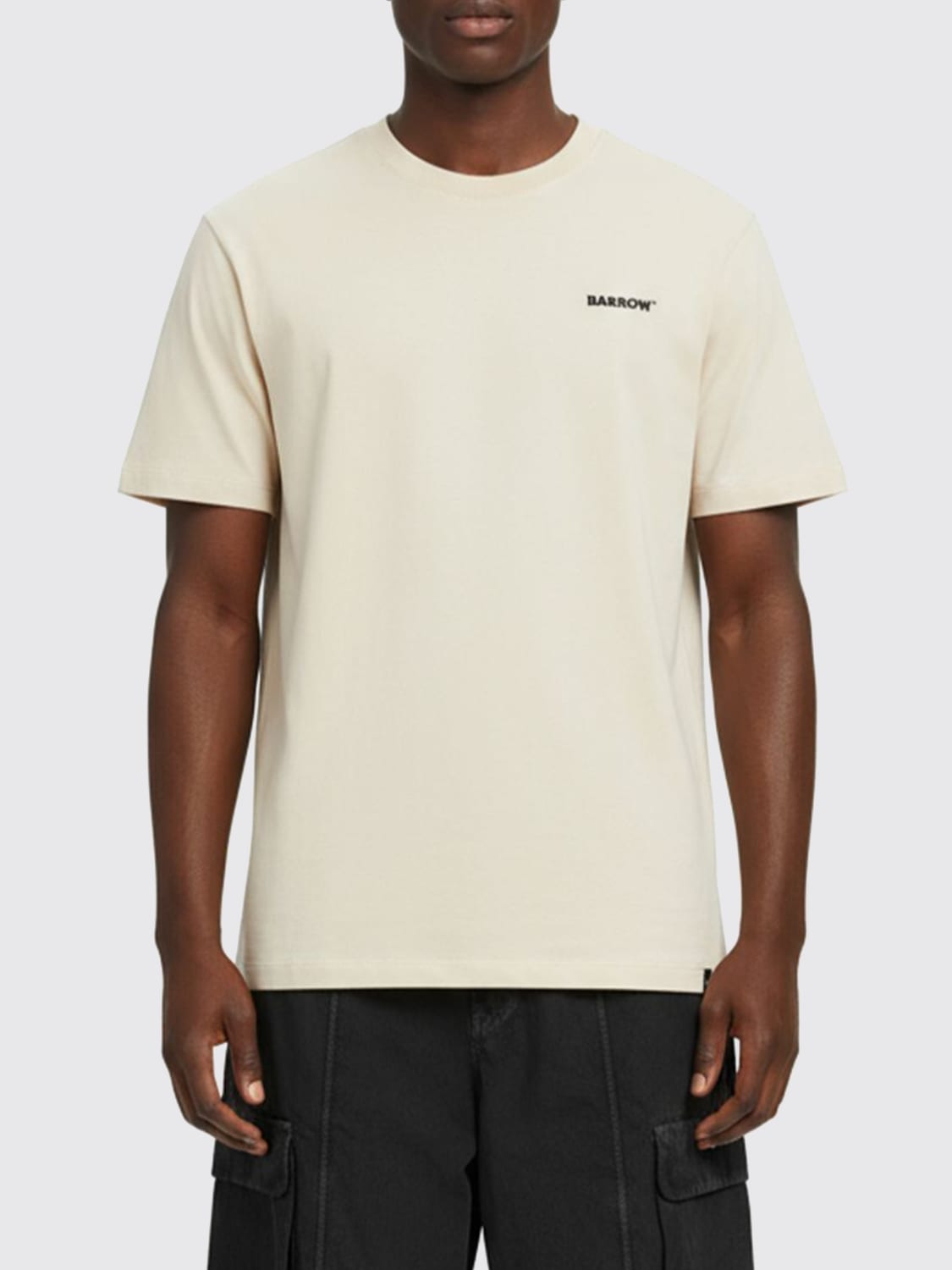 BARROW T-SHIRT: T-shirt men Barrow, Cream - Img 1
