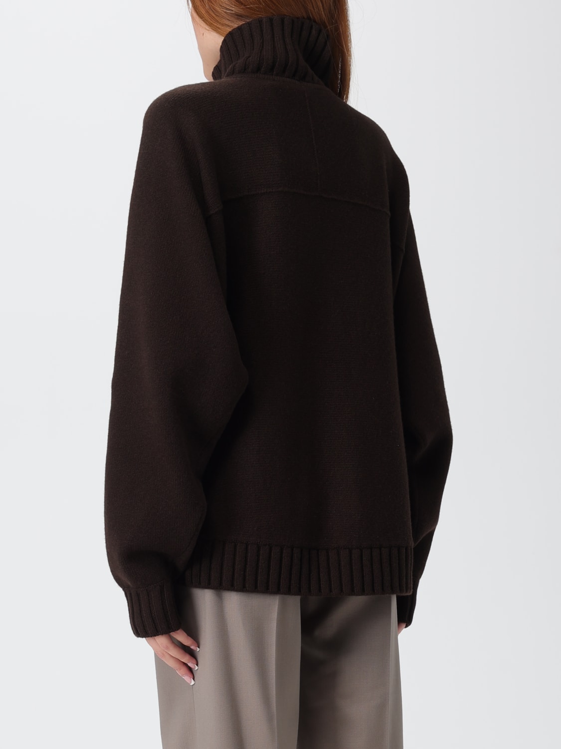 GUCCI PULLOVER: Pullover damen Gucci, Kaffee Braun - Img 3