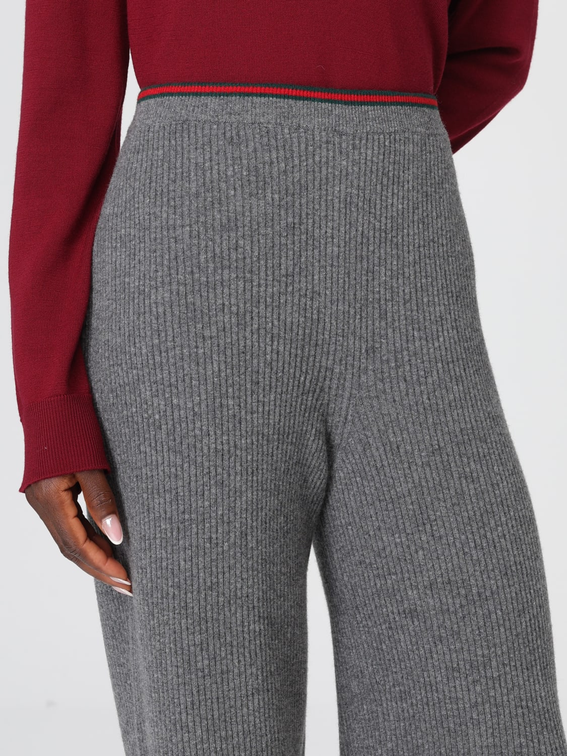 GUCCI PANTS: Pants woman Gucci, Black - Img 5