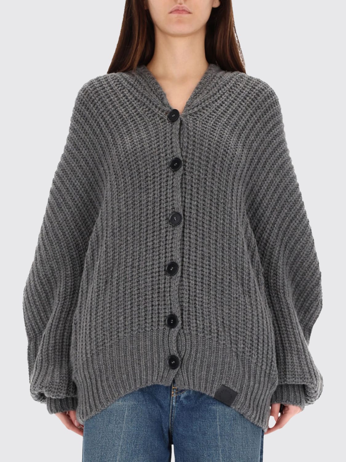 STELLA MCCARTNEY PULLOVER: Strickjacke damen Stella McCartney, Grau - Img 1