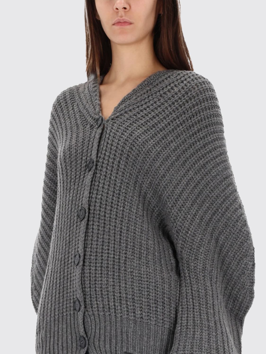 STELLA MCCARTNEY PULLOVER: Strickjacke damen Stella McCartney, Grau - Img 4