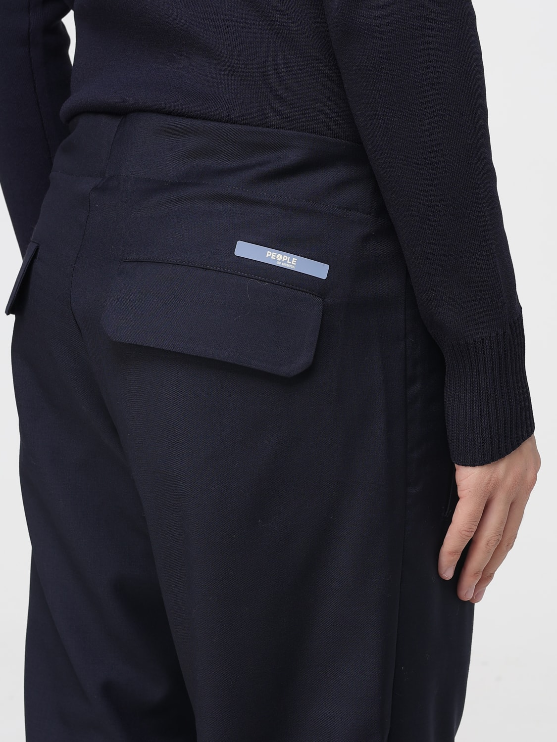 PEOPLE OF SHIBUYA 裤子: 裤子 男士 People Of Shibuya, 蓝色 - Img 3