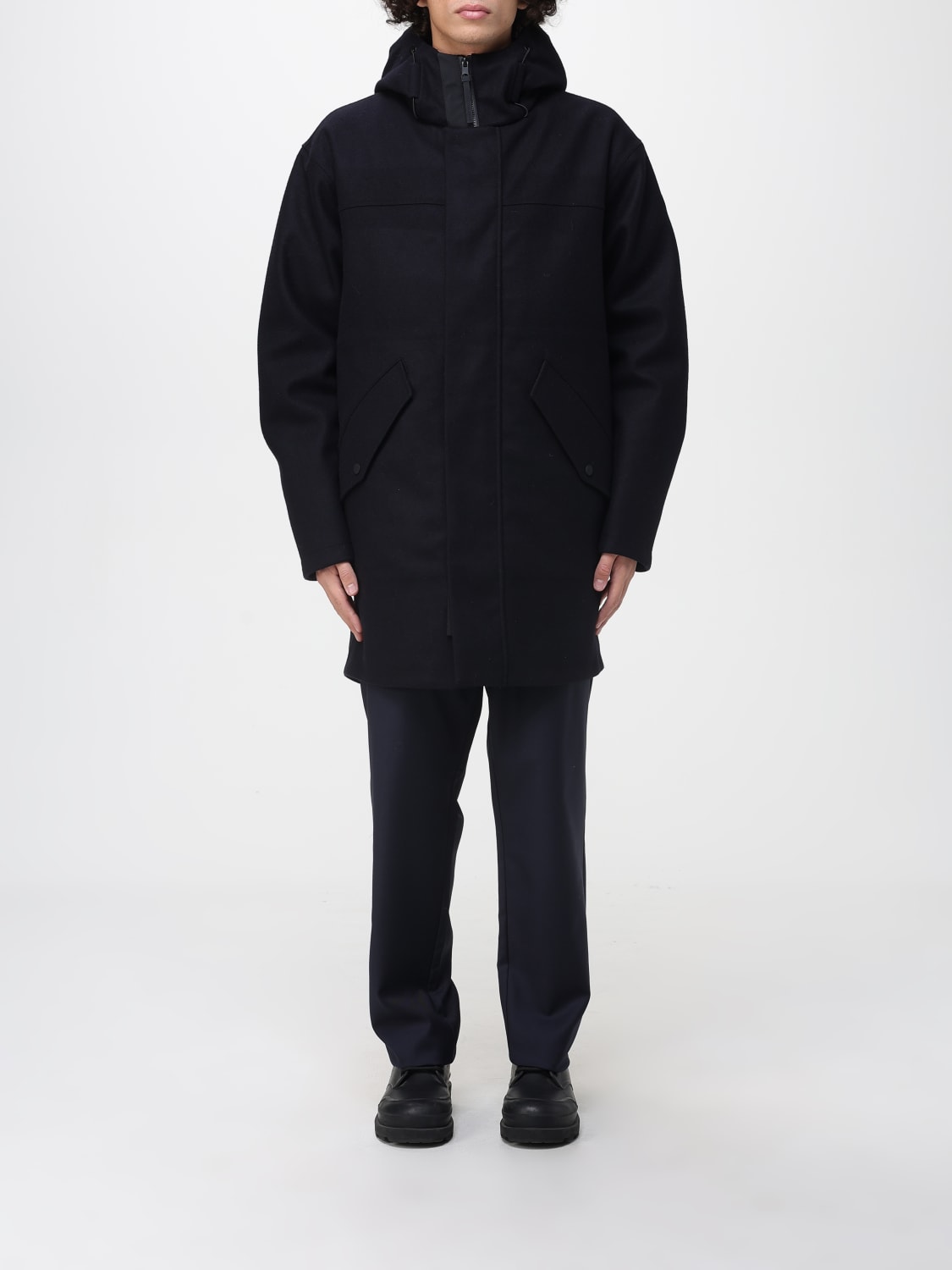 PEOPLE OF SHIBUYA COAT: Coat men People Of Shibuya, Blue - Img 1