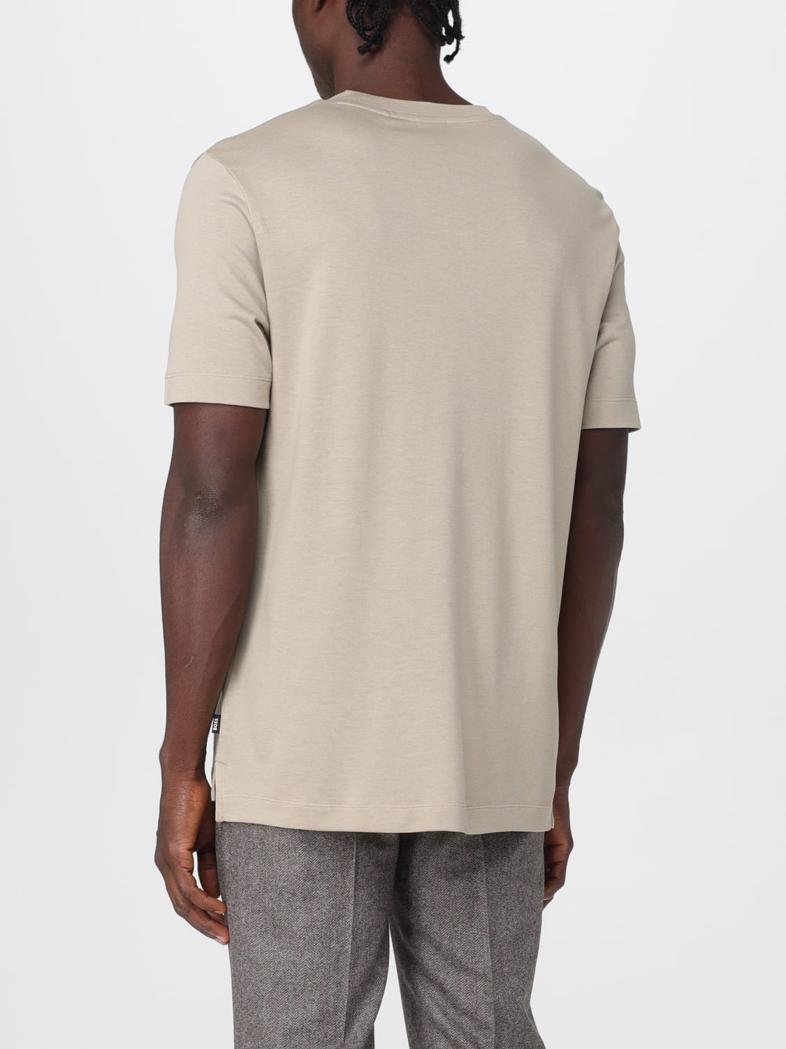 BOSS T-SHIRT: T-shirt men Boss, Beige - Img 2
