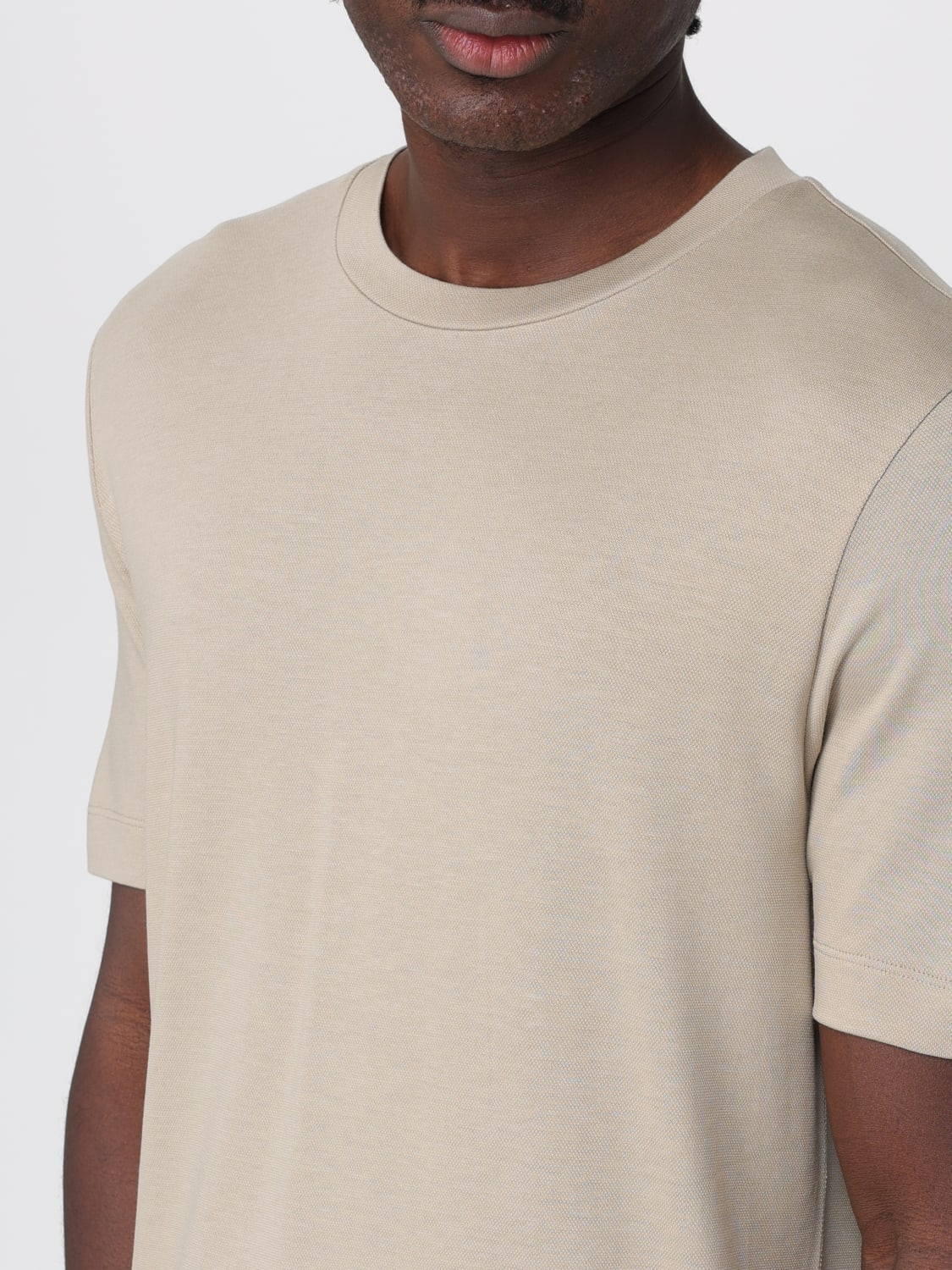 BOSS T-SHIRT: T-shirt men Boss, Beige - Img 3