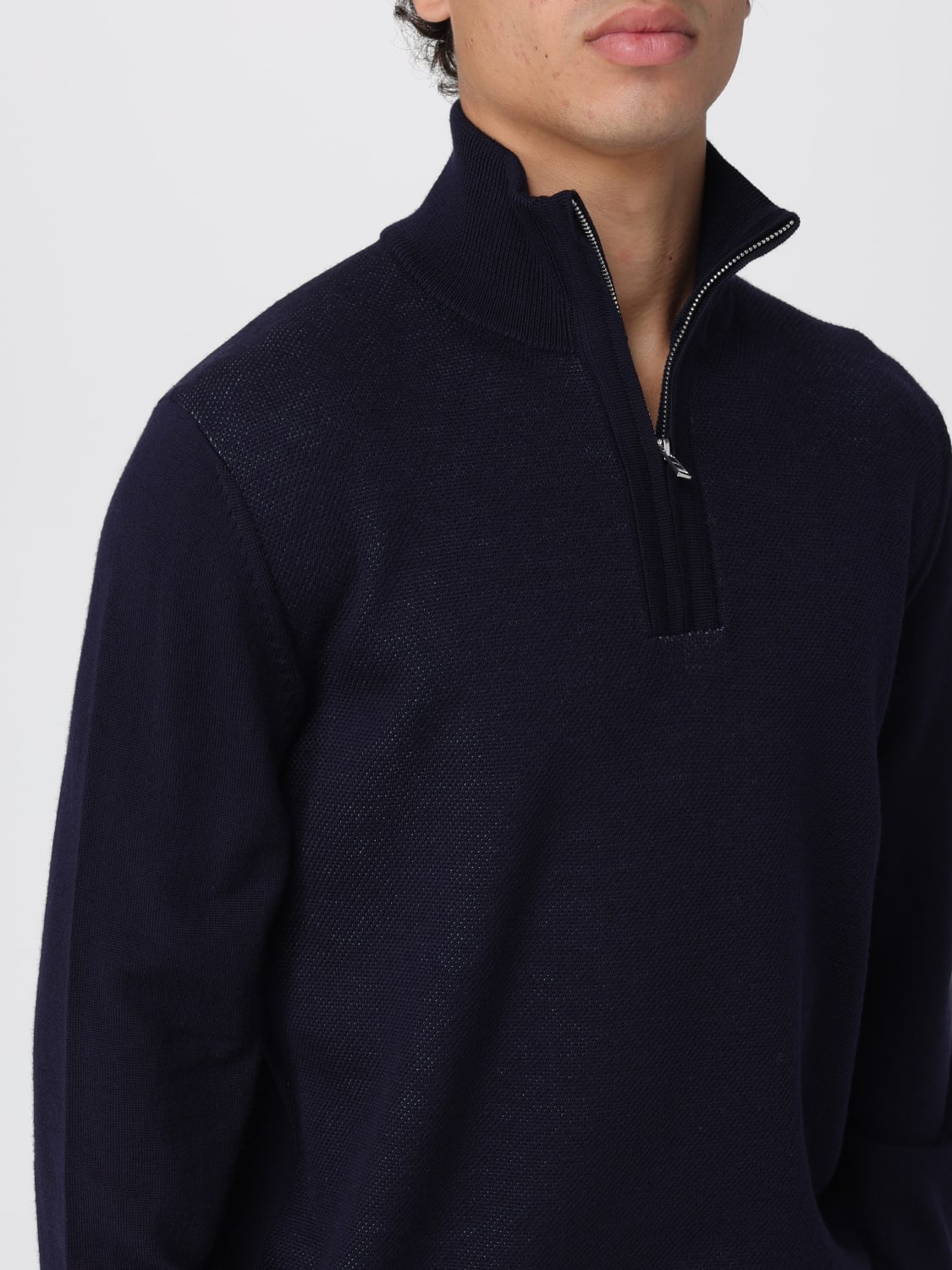 BOSS SWEATER: Sweater men Boss, Blue - Img 3