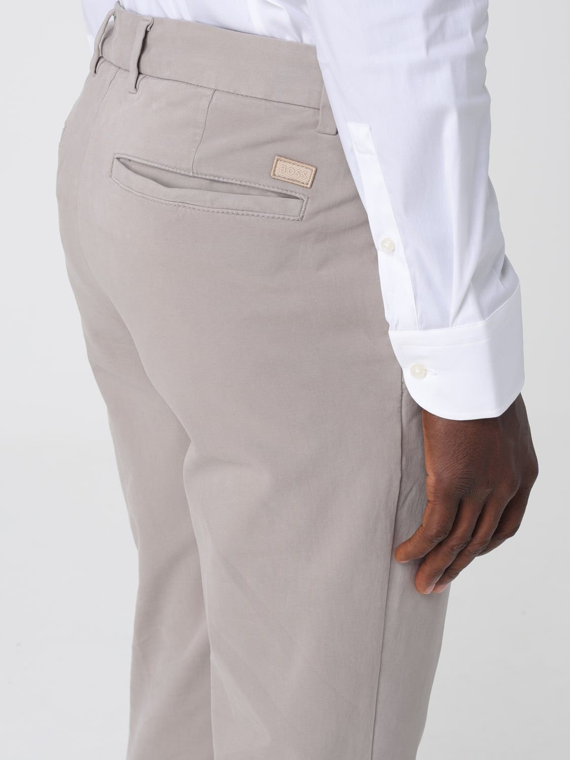 BOSS PANTS: Pants men Boss, Beige - Img 3