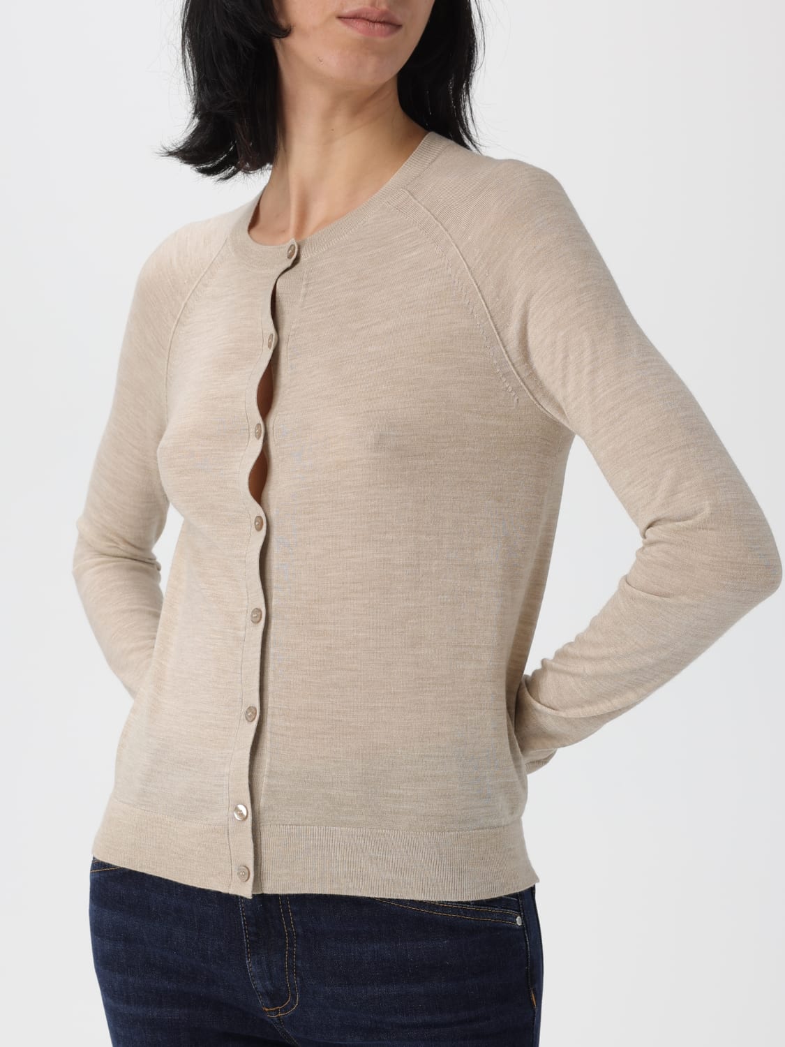 BOSS SWEATER: Sweater woman Boss, Beige - Img 3