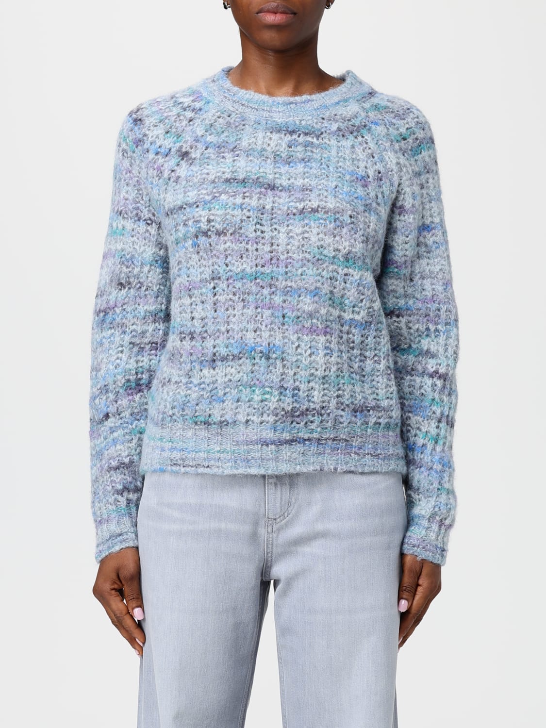 BOSS SWEATER: Sweater woman Boss, Sky Blue - Img 1