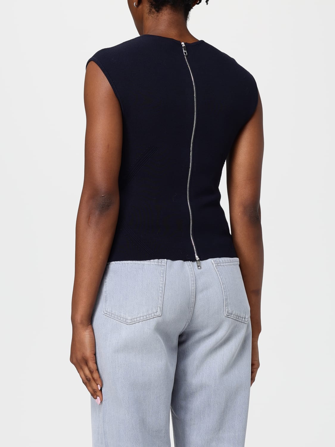 BOSS TOP: Jersey mujer Boss, Azul Oscuro - Img 2