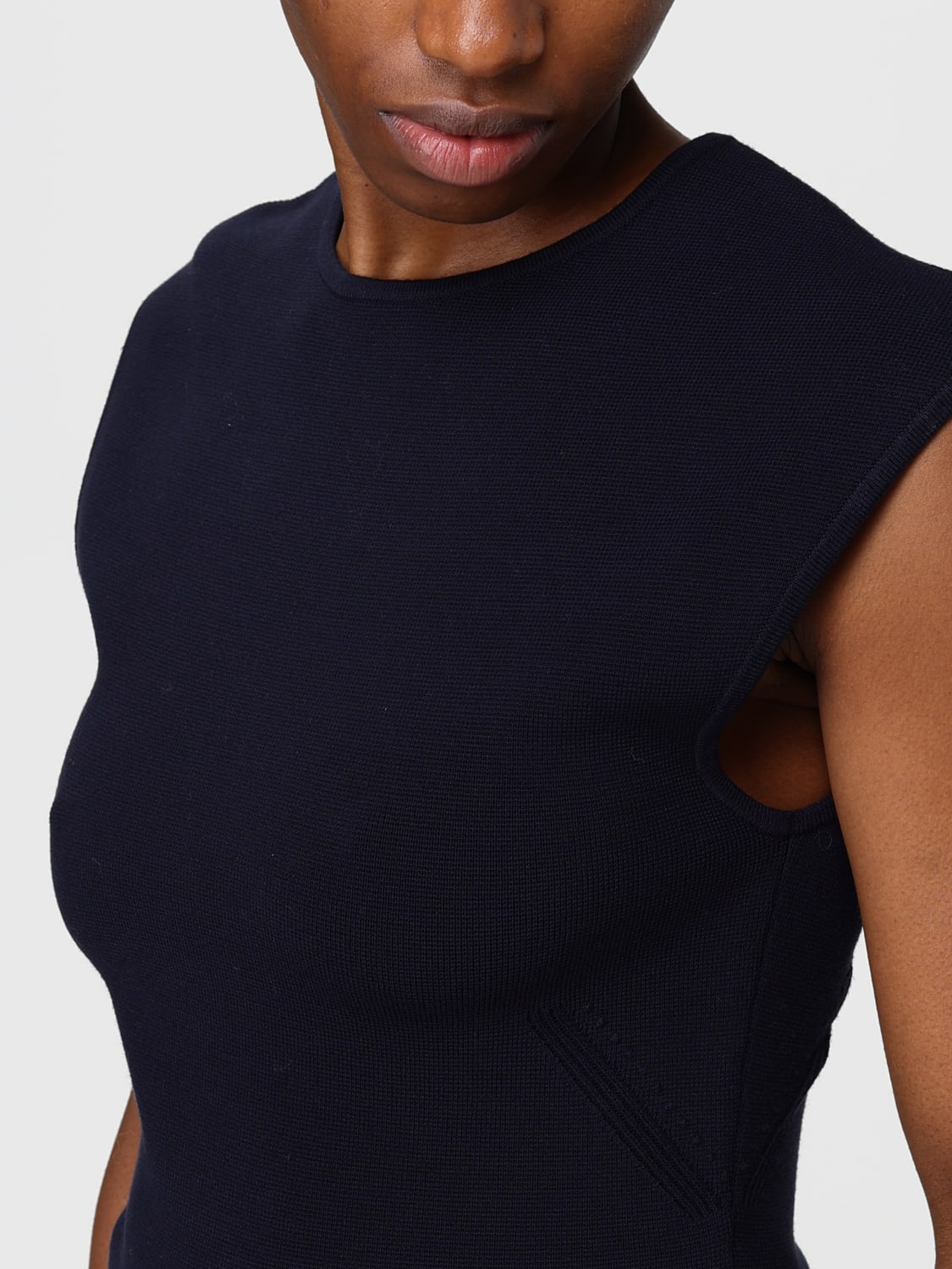 BOSS TOP: Jersey mujer Boss, Azul Oscuro - Img 3