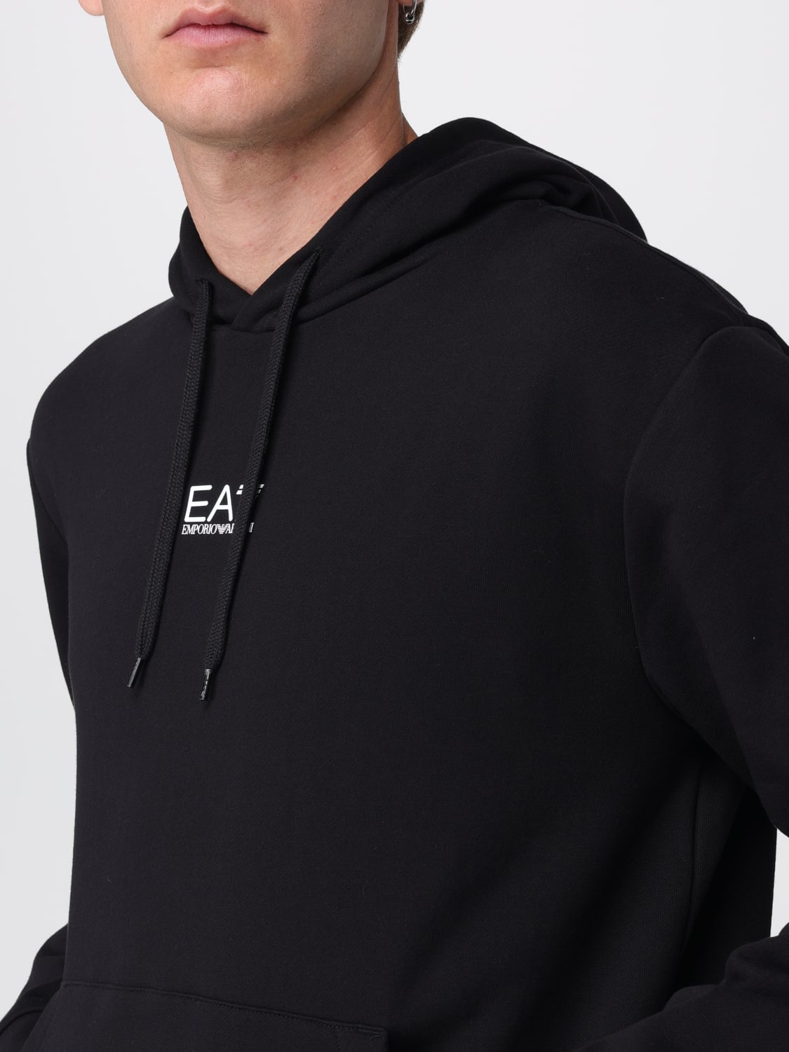 EA7 SWEATSHIRT: Pullover herren Ea7, Schwarz - Img 3