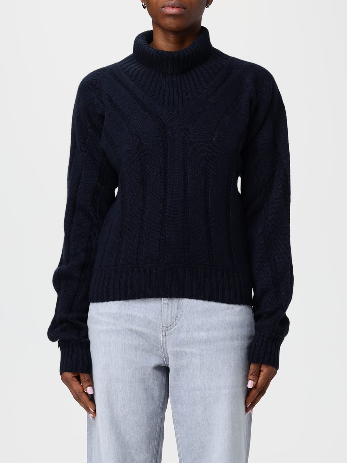 BOSS SWEATER: Sweater woman Boss, Blue - Img 1