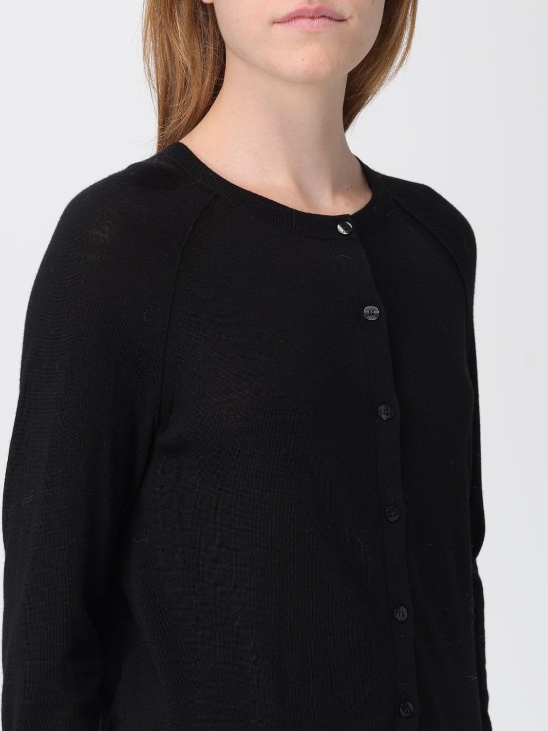 BOSS MAGLIA: Maglia a girocollo Boss in Alpaca, Nero - Img 3