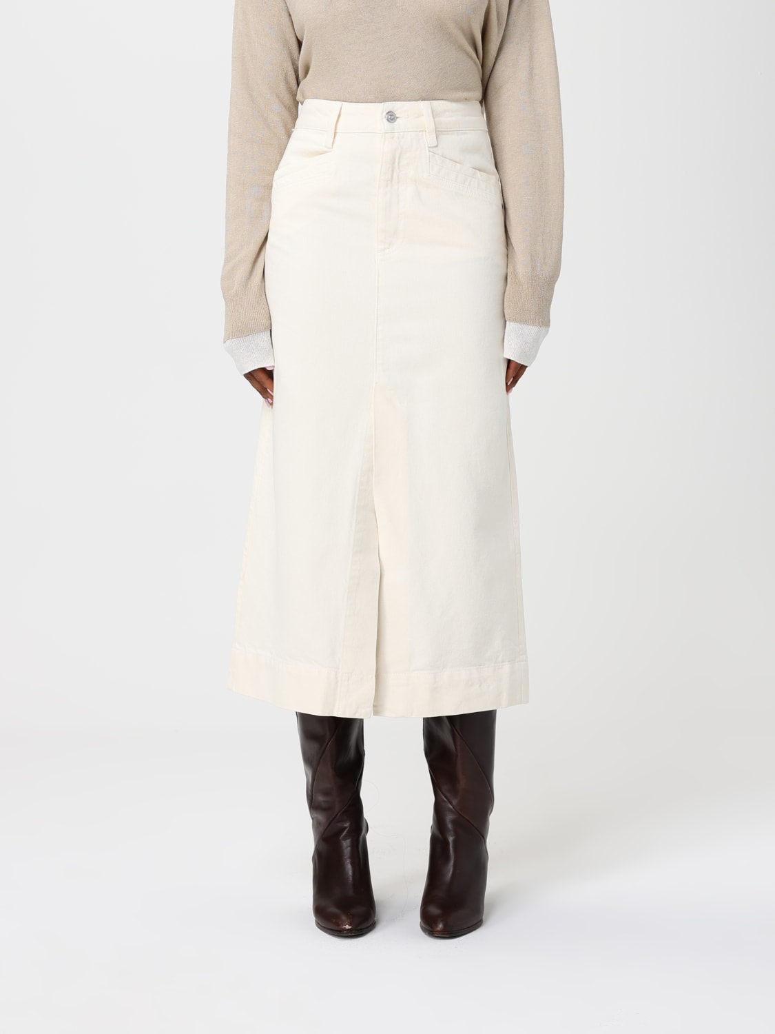 BOSS ROCK: Rock damen Boss, Weiß - Img 1