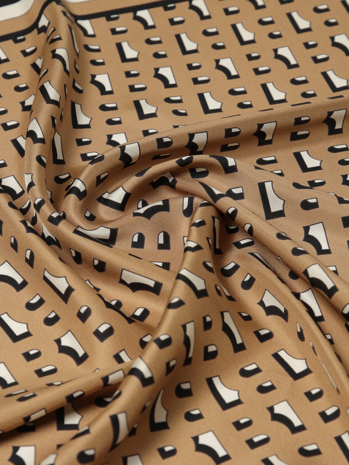 BOSS FOULARD: Écharpe femme Boss, Beige - Img 3