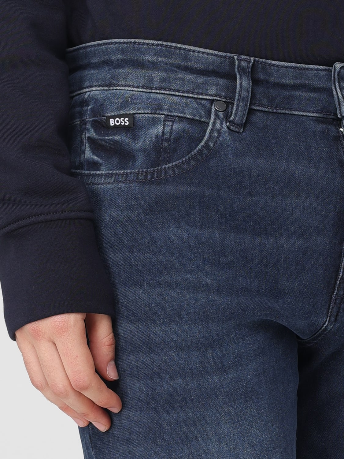 BOSS JEANS: Jeans men Boss, Blue - Img 3