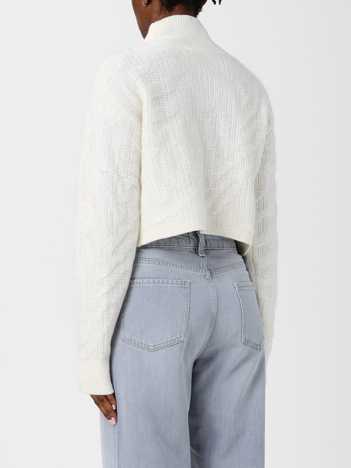 BOSS PULLOVER: Pullover damen Boss, Weiß - Img 2