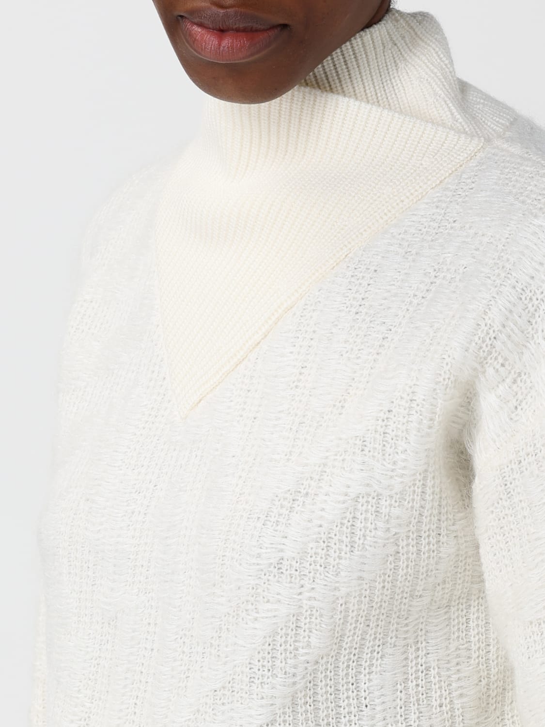 BOSS PULLOVER: Pullover damen Boss, Weiß - Img 3