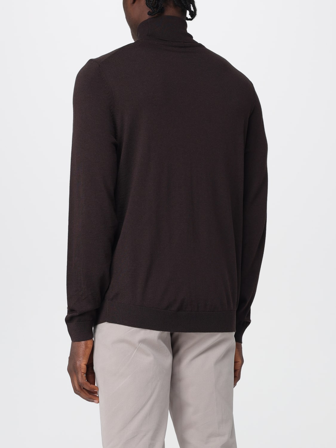 DONDUP СВИТЕР: Куртка Мужское Dondup, Коричневый - Img 2