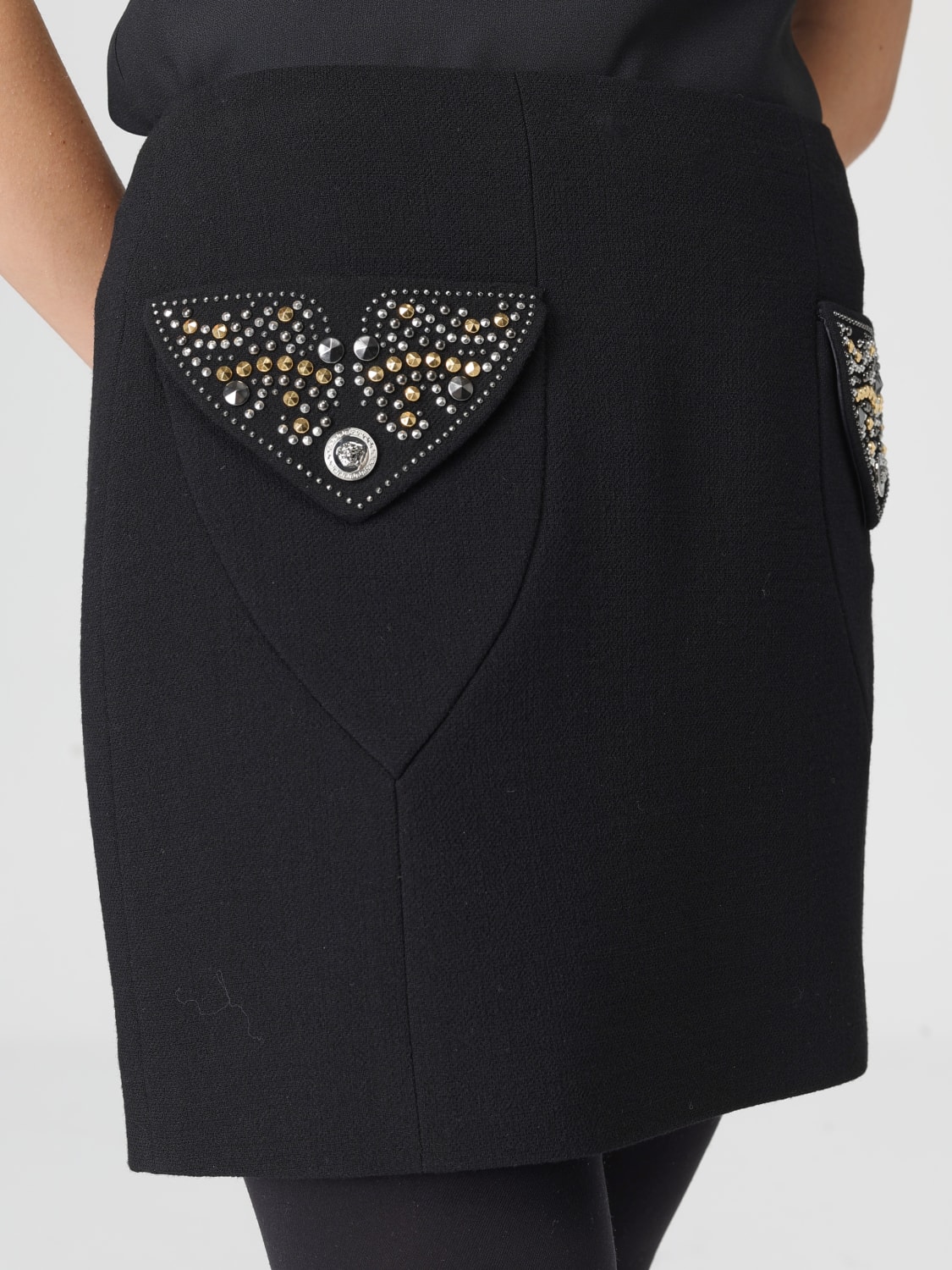 VERSACE SKIRT: Skirt woman Versace, Black - Img 5