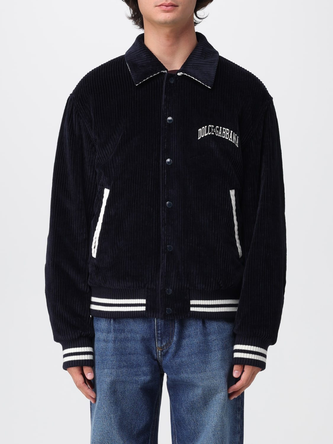 DOLCE & GABBANA JACKET: Jacket men Dolce & Gabbana, Blue - Img 1