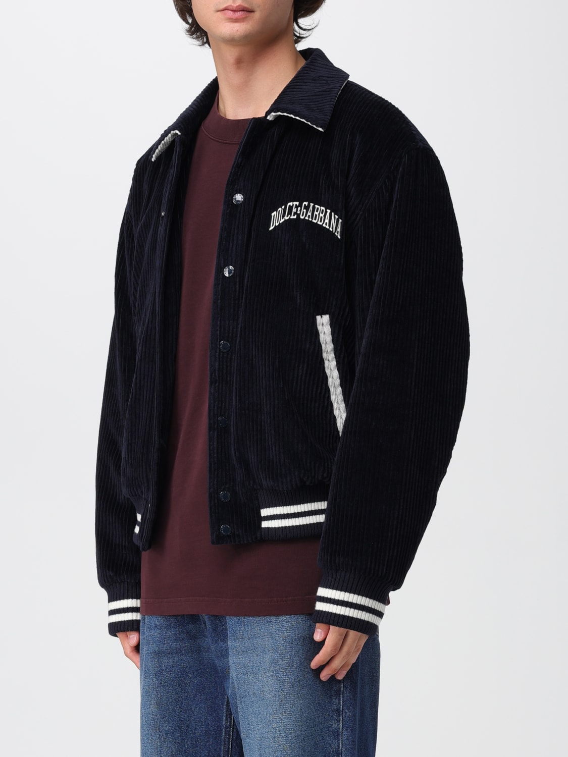 DOLCE & GABBANA JACKET: Jacket men Dolce & Gabbana, Blue - Img 4