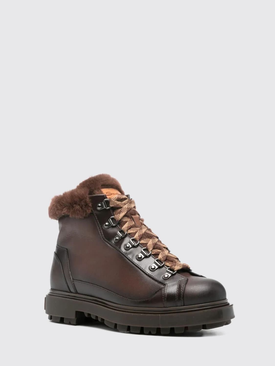 SANTONI BOOT: Shoes men Santoni, Brown - Img 2