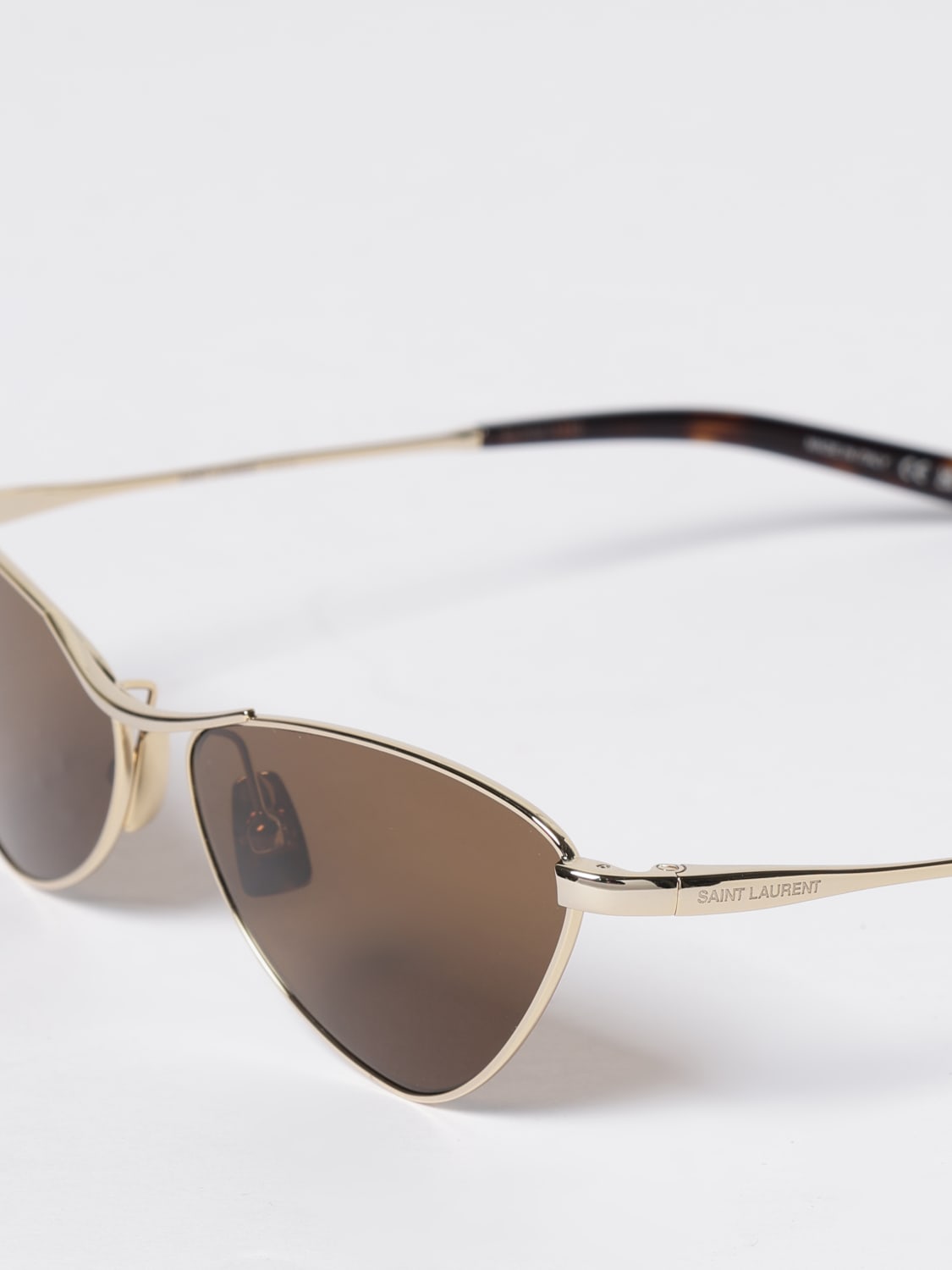 SAINT LAURENT SUNGLASSES: Sunglasses woman Saint Laurent, Gold - Img 4
