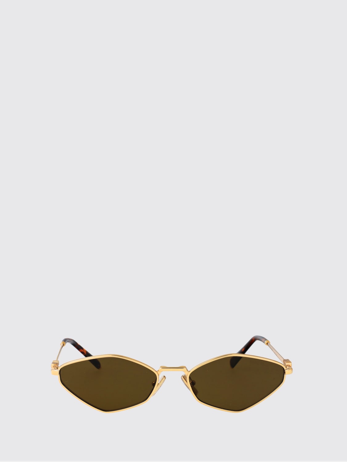 MIU MIU SUNGLASSES: Sunglasses woman Miu Miu, Gold - Img 2