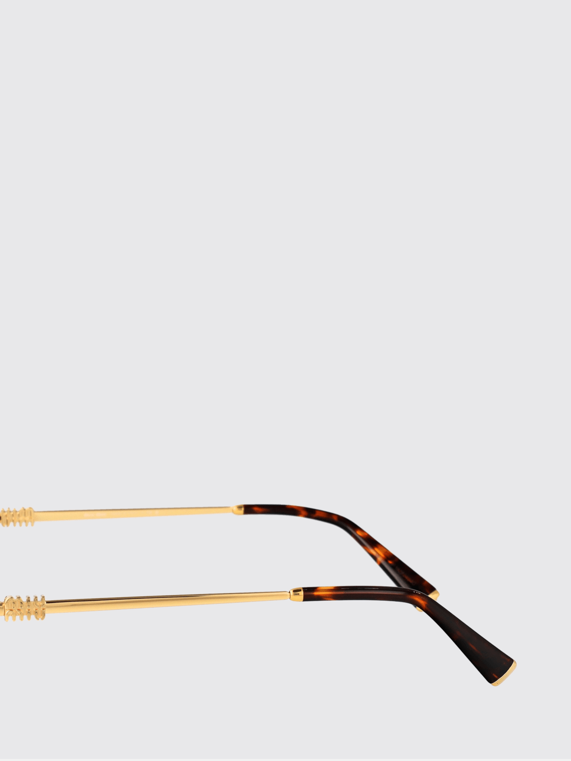 MIU MIU SUNGLASSES: Sunglasses woman Miu Miu, Gold - Img 3