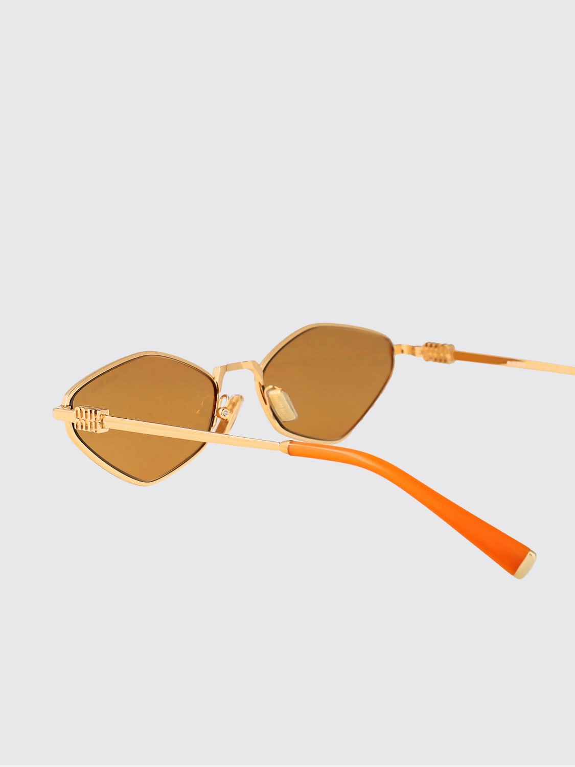 MIU MIU SUNGLASSES: Sunglasses woman Miu Miu, Gold - Img 4