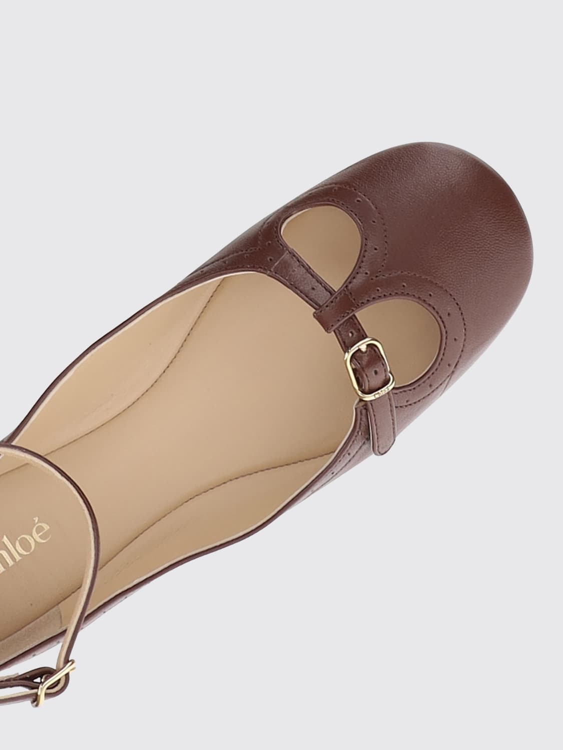 CHLOÉ BALLET FLAT: Shoes woman ChloÉ, Brown - Img 4