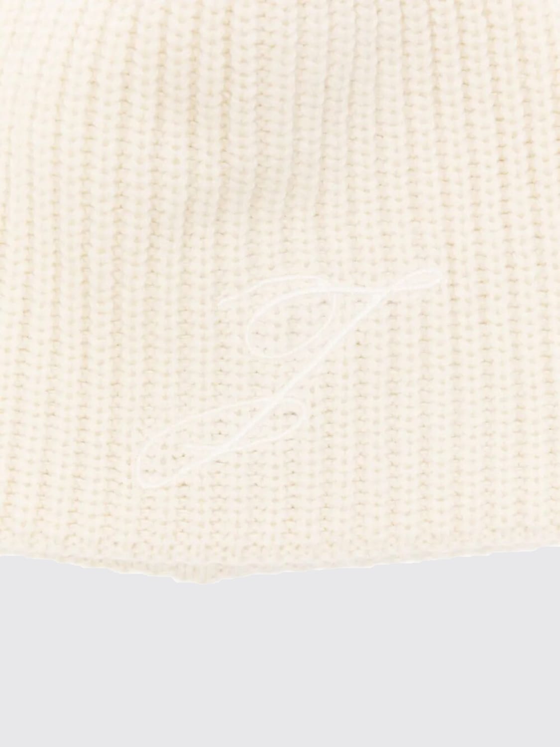 JACQUEMUS CAPPELLO: Cappello Jacquemus in lana vergine , Bianco - Img 3