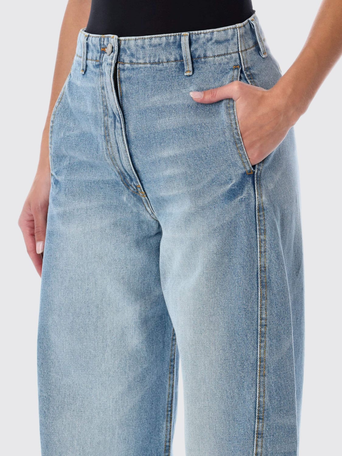 MAGDA BUTRYM JEANS: Jeans femme Magda Butrym, Bleu - Img 3