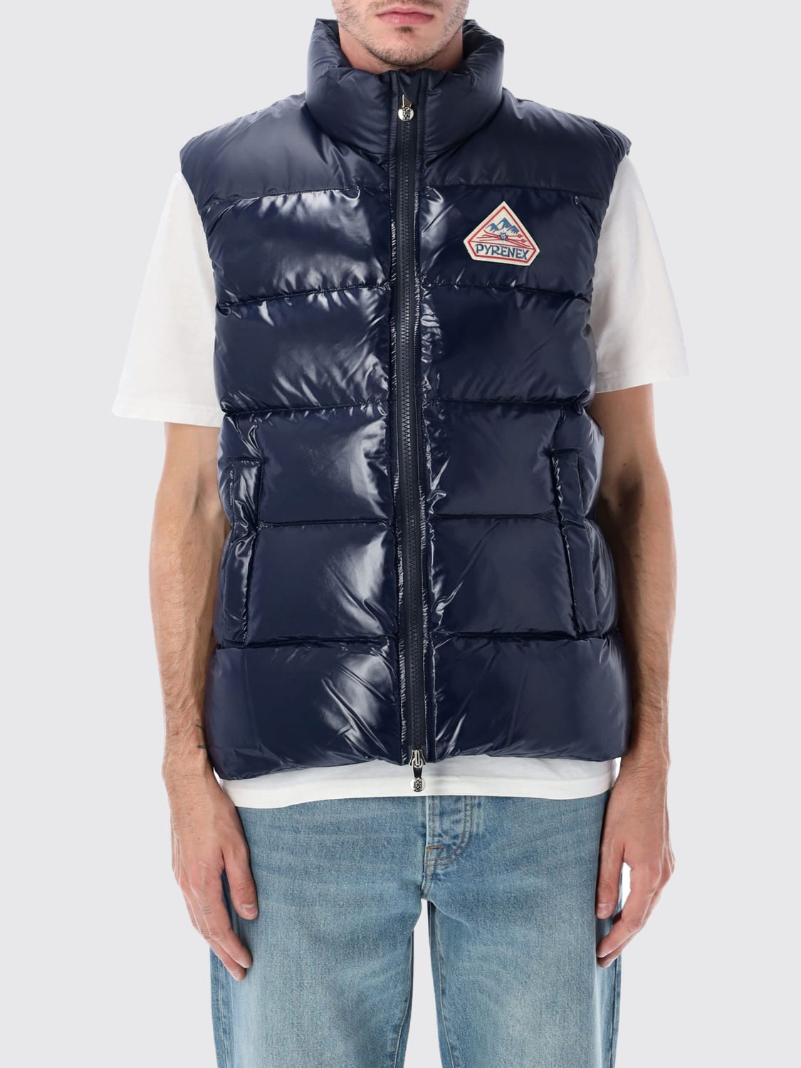 PYRENEX SUIT VEST: Jacket men Pyrenex, Blue - Img 1